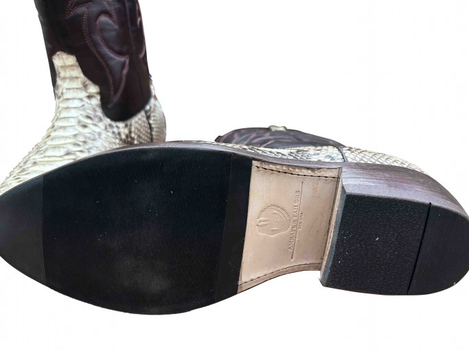 Snake Skin Boots